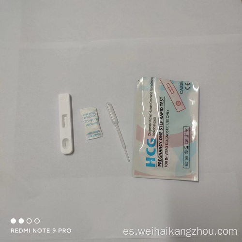 Embarazo HCG Cassette Kit de prueba rápida